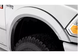 Bushwacker 16-18 ram 2500/3500(19 classic)76.3/98.3in bed dually compatible bright white cc ff oe 4 pc