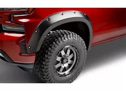 Bushwacker 19-c silverado 1500 black pocket style fender flares 4 pc