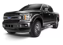 Bushwacker 18-20 f150 pocket style painted fender flares 4pc agate black met smooth finish