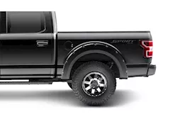 Bushwacker 18-20 f150 pocket style painted fender flares 4pc agate black met smooth finish
