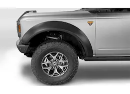 Bushwacker 21-c bronco 4dr fender flare extend-a-fender style 4 piece