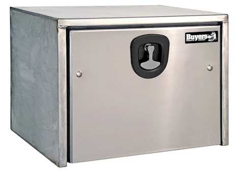 Buyers Products Stainless Steel Underbody Truck Box With Polished Stainless Steel Door, 18 X 18 X 36
