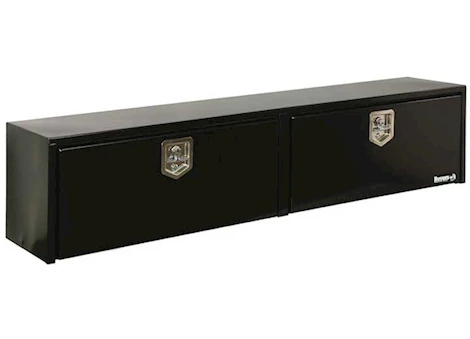 Buyers Products Black Steel Topsider Truck Toolbox with T-Handle Latch - 88"Lx13"Wx16"H
