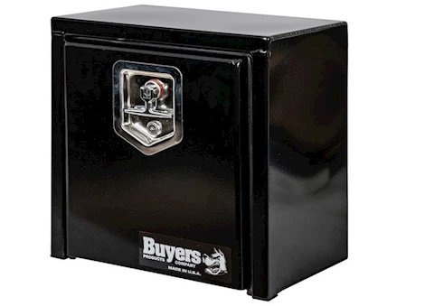 Buyers Products 15x10x15 inch black steel underbody truck box with t-handle Main Image
