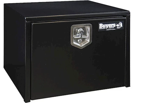 Buyers Products 15x13x24 inch black steel underbody truck box with t-handle Main Image
