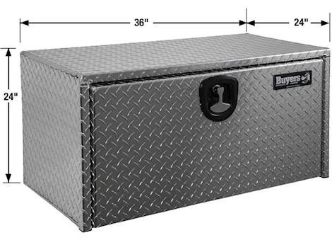 Buyers Products UNDERBODY BOX 36 X 24 X 24 ALUMINUM