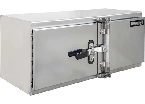 Buyers Products 18X18X48 INCH SMOOTH ALUMINUM UNDERBODY TRUCK TOOL BOX-DOUBLE BARN DOOR CAM LOCK HARDWARE