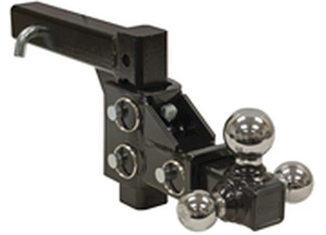 Buyers Products Adjustable Tri-Ball Hitch With Chrome Towing Balls Main Image
