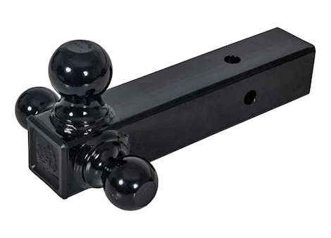 Buyers Products TRIBALL HITCH WITH BLACK TOWING BALLS - 2-1/2 INCH RECIEVER