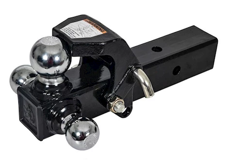 Buyers Products Triball hitch with pintle hook and chrome towing balls- 2-1/2 in reciever Main Image