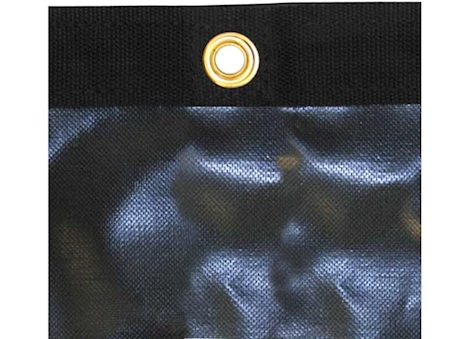 Buyers Products TARP, 7.00FT X 21.00FT,BLACK SOLID VINYL