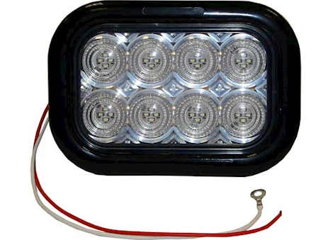 Buyers Products LIGHT,5.3IN,RECT. BACK-UP,CLEAR,32 LED