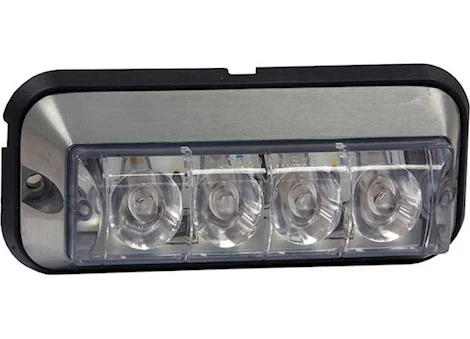 Buyers Products Safety Light, Strobe, 4-7/8 In. Rect, 4Led, Amber Main Image