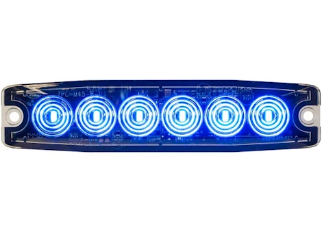 Buyers Products ULTRA THIN 5 INCH BLUE LED STROBE LIGHT