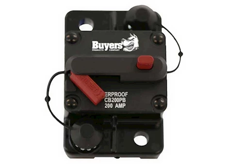 Buyers Products CIRCUIT BREAKER,200AMP,PUSH-TO-TRIP,MAN-