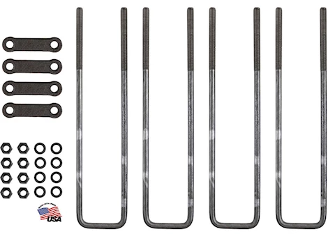 Buyers Products U-Bolt Kit 20In,(4 Ea) W/ 4Inch N.C. Thd