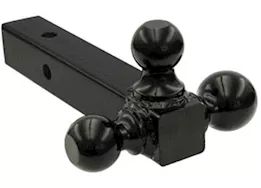 Buyers Products Tri-ball mounts -solid bar black