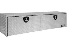 Buyers Products 18x16x72 inch diamond tread aluminum topsider truck box