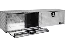 Buyers Products 18x16x72 inch diamond tread aluminum topsider truck box