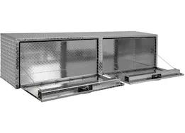 Buyers Products 18x16x72 inch diamond tread aluminum topsider truck box