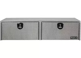 Buyers Products 18x16x72 inch diamond tread aluminum topsider truck box