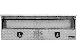 Buyers Products 21in x18in x88in  diamond tread aluminum flatbed contractor w/2 lower drawers