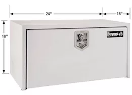 Buyers Products Toolbox,18x18x24,sst t-hdl,white powder