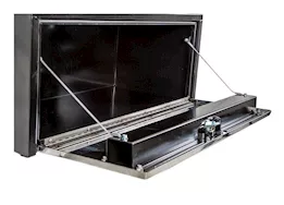 Buyers Products Toolbox 60x18x18, pol stnls stl dr, black