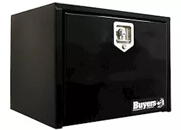 Buyers Products Black Steel Underbody Truck Toolbox with T-Handle Latch - 30"Lx16"Wx14"H