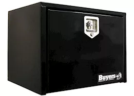 Buyers Products Black Steel Underbody Truck Toolbox with T-Handle Latch - 36"Lx16"Wx14"H