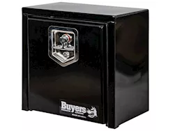 Buyers Products 15x10x15 inch black steel underbody truck box with t-handle