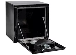 Buyers Products 15x10x15 inch black steel underbody truck box with t-handle