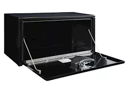 Buyers Products Black steel underbody truck tool box 15x13x30