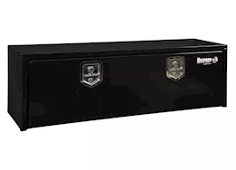 Buyers Products 15x13x48 inch black steel underbody truck box with t-handle