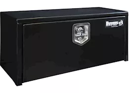 Buyers Products 14x12x30 inch black steel underbody truck box with t-handle