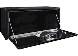 Buyers Products 14x12x30 inch black steel underbody truck box with t-handle