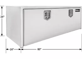 Buyers Products Toolbox,24x24x60,(2) sst t-hdls,white