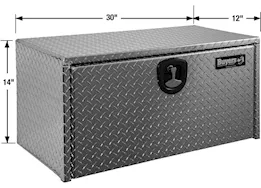 Buyers Products 14x12x30 inch diamond tread aluminum underbody truck box