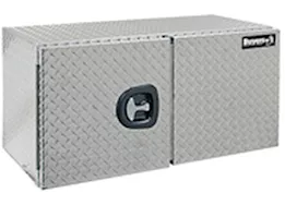 Buyers Products Toolbox,18x18x36,aluminum,dbl barn dr