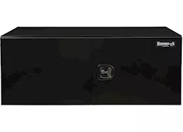 Buyers Products 24x24x60 in black smooth alum underbody truck tool box-double barn door 3-point compression latch