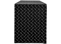 Buyers Products 18x16x72 textured matte black diamond tread aluminum topsider truck box