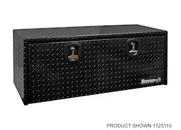 Buyers Products Toolbox,aluminum,18x24x48,blk pdr coat