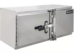 Buyers Products 18x18x48 inch smooth aluminum underbody truck tool box-double barn door cam lock hardware