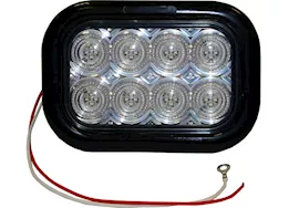 Buyers Products Light,5.3in,rect. back-up,clear,32 led