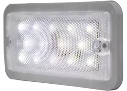 Buyers Products 5.8 inch rectangular led interior dome light with remote switch