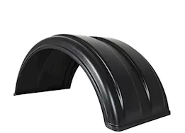 Buyers Products Fender,poly19.5in dual rear wheels,blk