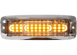 Buyers Products Ultra thin wide angle 5 inch amber led strobe light