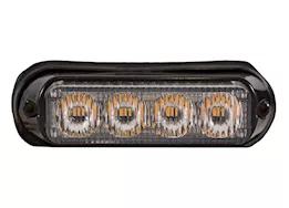 Buyers Products Light,strobe,4-3/4in,4 led, amber,