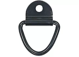 Buyers Products D-ring,1/4in w/clip,black zinc wll 800#