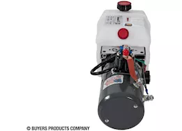 Buyers Products Buyers 3-way dc power unit-electric controls horizontal 0.75 gallon poly reservoir